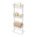 iDesign Everett 3-Tier Shower Shelf Satin
