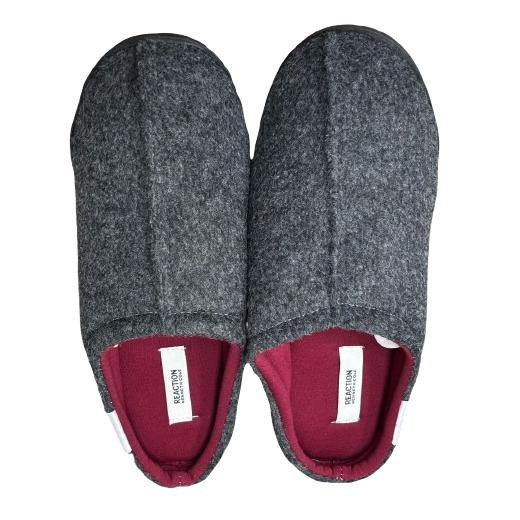****Kenneth Cole Men Mule Slipper Charcoal, Small