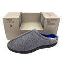 ****Kenneth Cole Men Mule Slipper Grey, Large