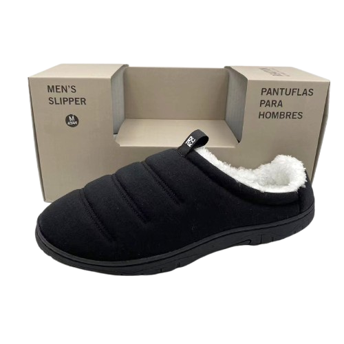 ****Kenneth Cole Men Mule Slipper Black, Medium