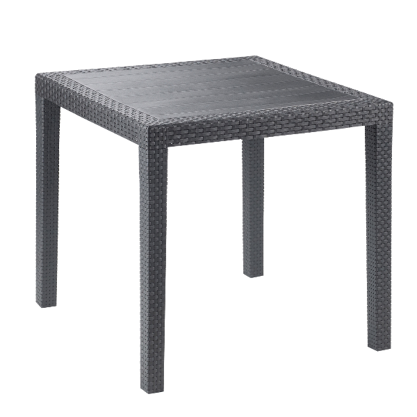 ProGarden King Table Square 31 In., Anthracite