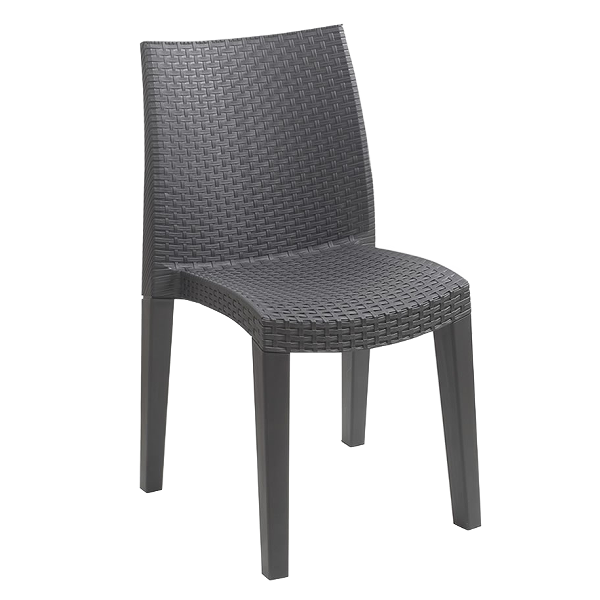 ProGarden Lady Stacking Chair, Anthracite