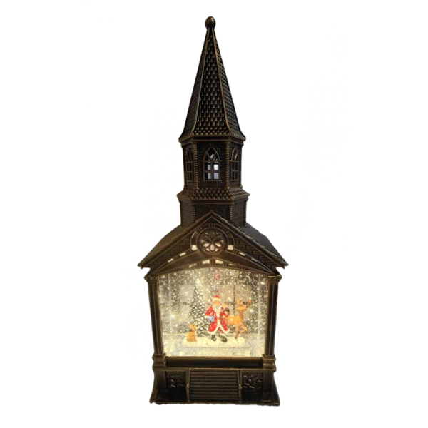 Mrs. Claus Christmas Church Steeple Ornament