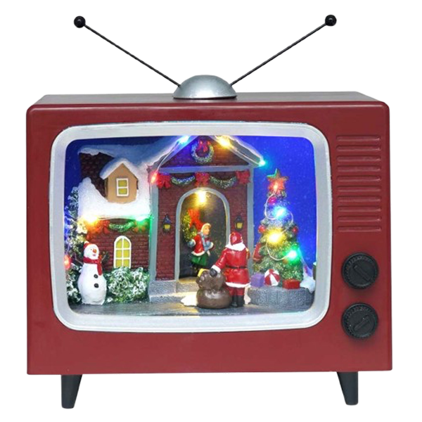 Mrs. Claus Christmas Television Ornament