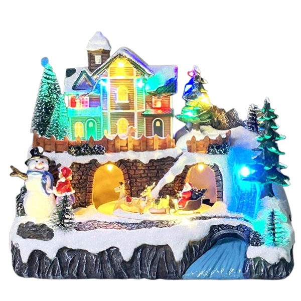 Mrs. Claus Christmas Village Ornament 9 x 6 x 7.5 In.