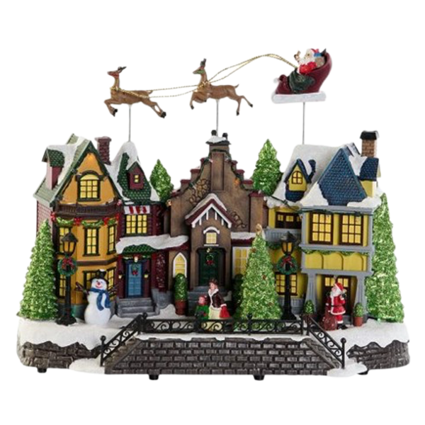 Mrs. Claus Christmas Village Ornament 15 x 8 x 13 In.