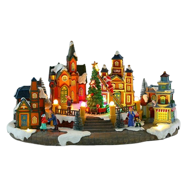 Mrs. Claus Christmas Village Ornament 15.75 x 9 x 8.25 In.