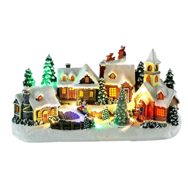 Mrs. Claus Christmas Village Ornament 13 x 6.5 x 7.5 In.