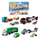 Hot Wheels Super Rigs Toy Transporter Truck &amp; Toy Car, Assorted