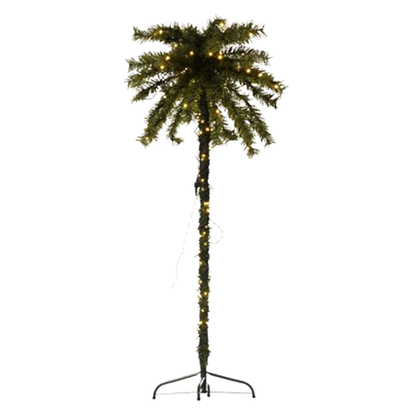 Miro Christmas Palm Tree 5 Ft. 150cm W-150 LED Green