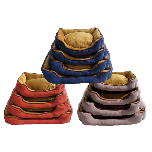 Duramade Pet Bed 4pc Set 31.4x25.5x6.6 In./ 27.5x25.5x5.9 In./ 24.8x19.2x5 In./ 20.8x15.7x5 In.