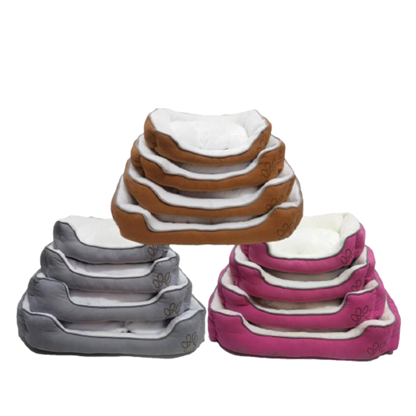 Duramade Pet Bed 4Pc Set, 31.4x25.5x6.6In./ 27.5x25.5x5.9In./ 24.8x19.2x5.In./ 20.8x15.7x5In.