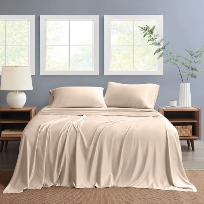 Nautica Queen Sheet Set 4pc Taupe