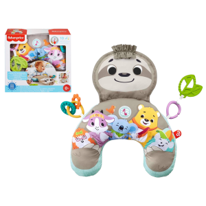 Mattel Fisher-Price Music &amp; Vibe Sloth Tummy Wedge