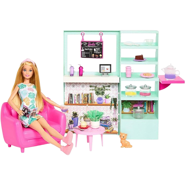 Mattel Barbie Cute N Cozy Cafe Tea Time Play Set