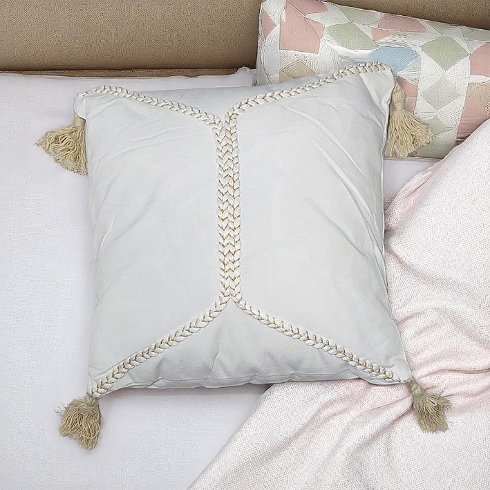 Classy Homes Decorative Pillow 43x43cm, Inner 400g