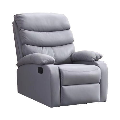 Mobel Velvet Recliner, Grey