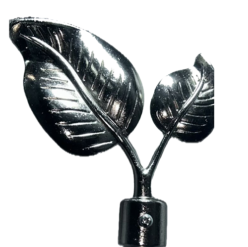 Classy Homes Curtain Rod 28-48 in Single Silver 16/19