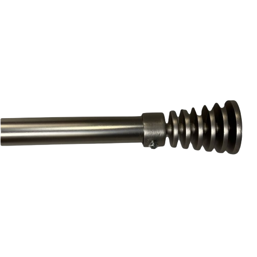 ****Classy Homes Curtain Rod 66-120 in Single Sarding Nickel 16/19