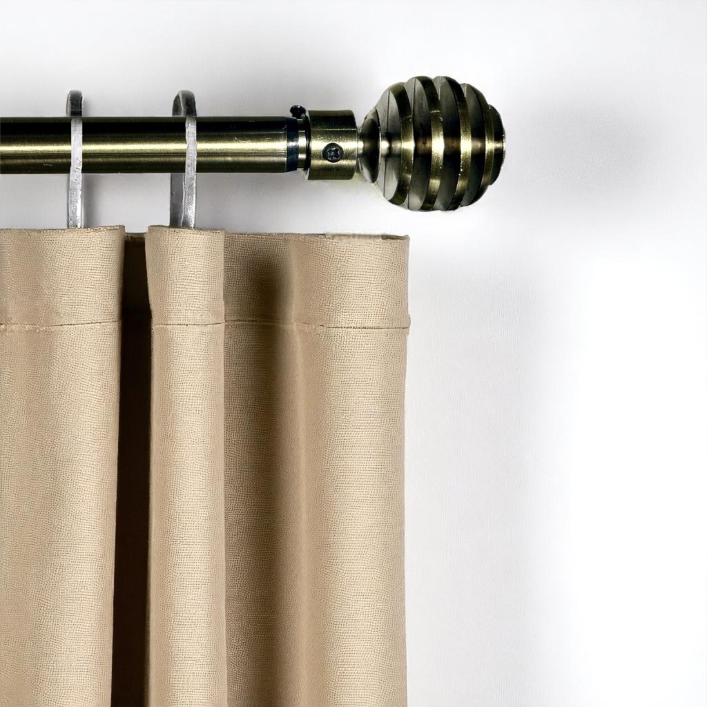 Classy Homes Curtain Rod 66-120 in Double AB Colour 16/19
