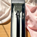 Classy Homes Curtain Rod 66-120 in Double Black Nickel 16/19