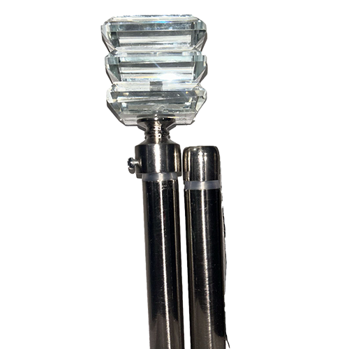 Classy Homes Curtain Rod 48-84 in Double Sarding Nickel 16/19