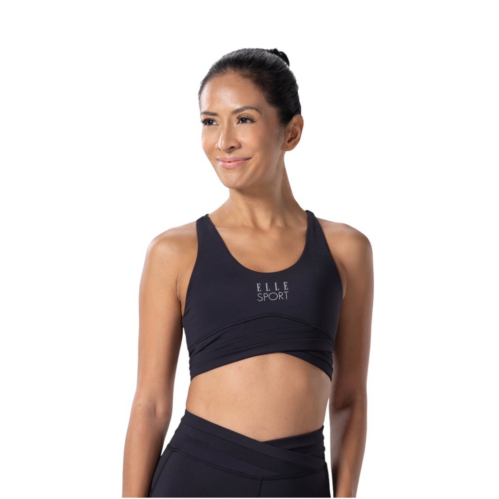 Elle Sport Sports Bra, Black