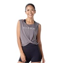 Elle Sport Ladies Tank Top, Dark Grey