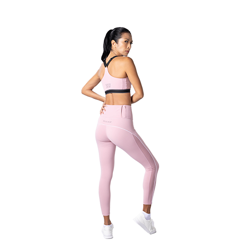 Elle Sport Ladies Yoga Pants, Dusty Pink