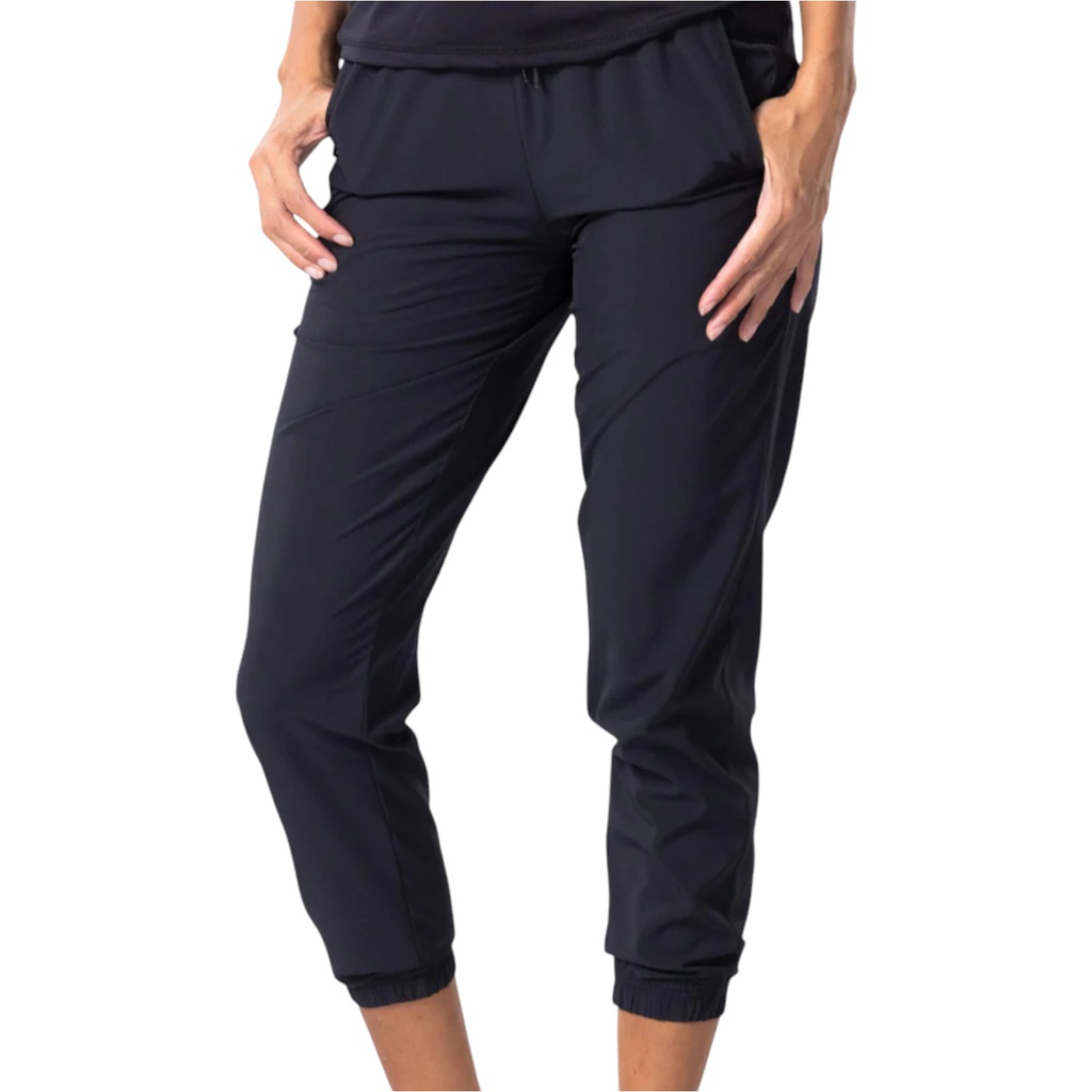 Elle Sport Ladies Jogger Pants, Black