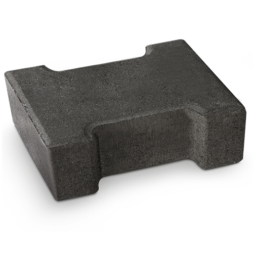 ****Bescrete 60MM Interlocking I Paver, Black x528Pcs