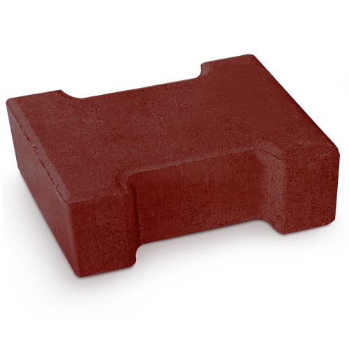 ****Bescrete 60MM Interlocking I Paver, Red x528Pcs