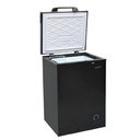 Sankey Chest Freezer 3.5 Cu. Ft. Black with Stainless Steel Top