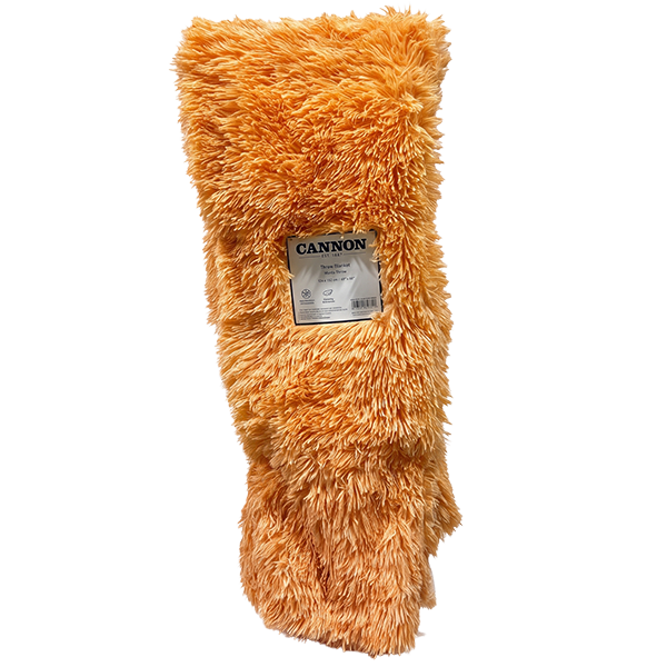 Cannon Fluffy Throw/ Blanket, Peach Fuzz