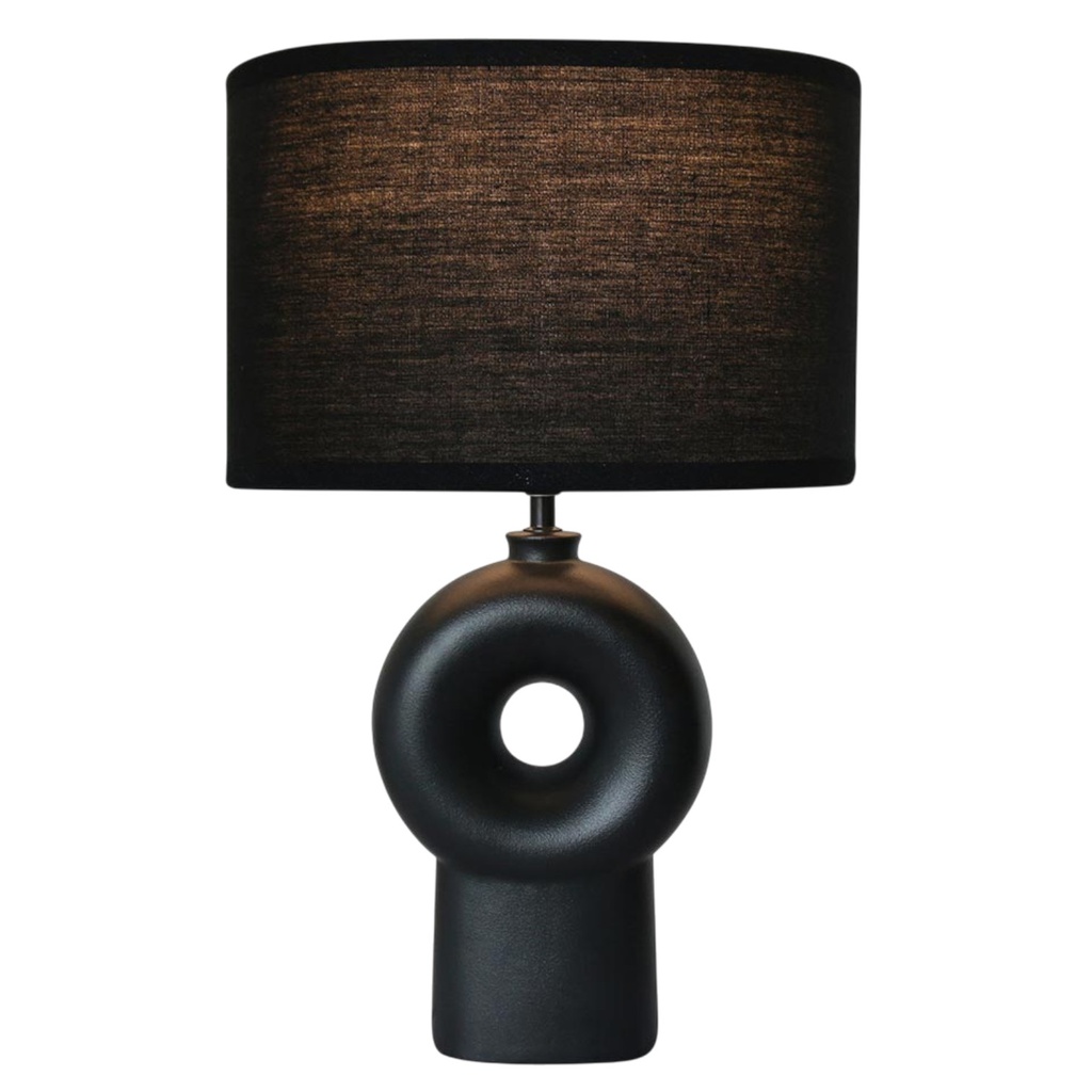 G-light Ceramic Table Lamp, E27, Black