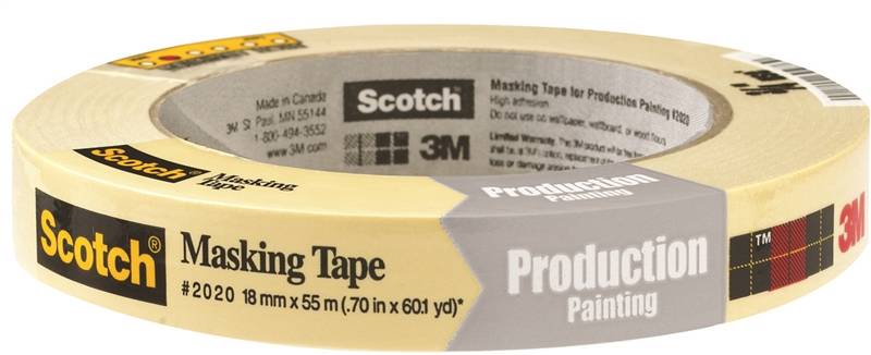 ****Scotch Contractor Grade Masking Tape 18mm x 55M