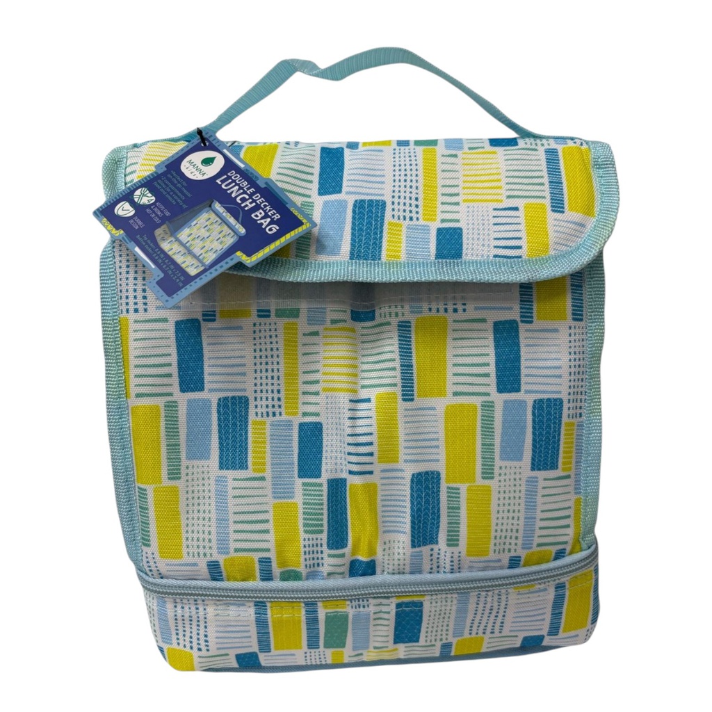 Manna Double Decker Lunch - Blocks/Flower