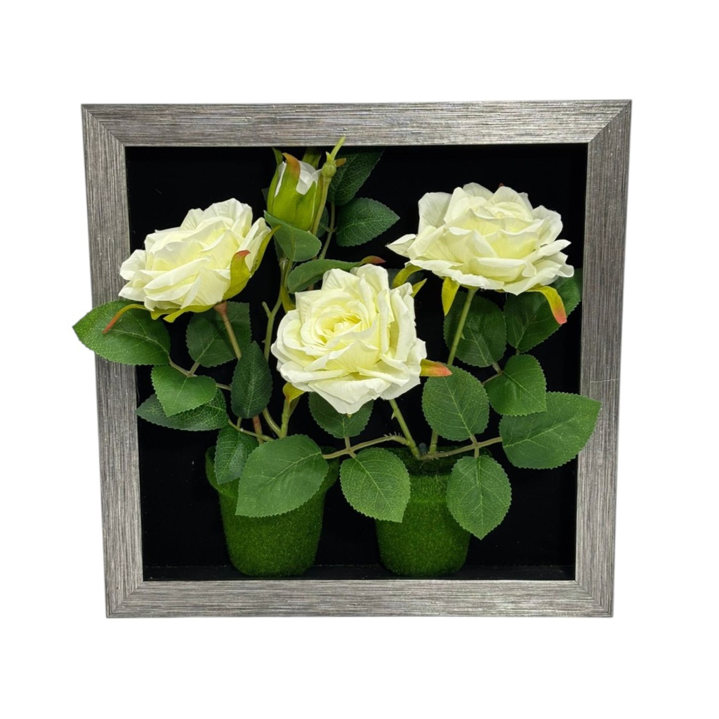 Classy Homes Artificial Plants With Frame, 30x30cm