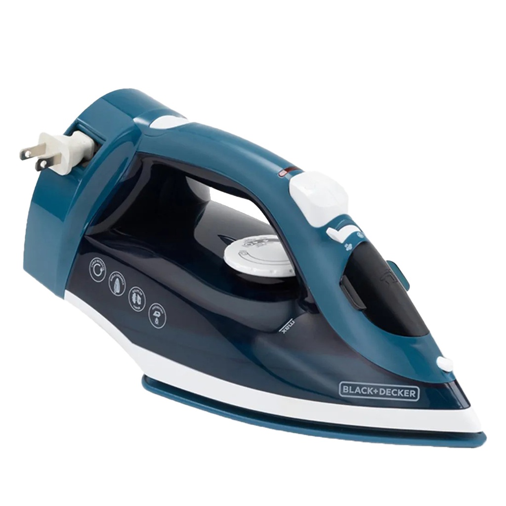 Black &amp; Decker Steam Iron with Retractable Cord, Ceramic Coating