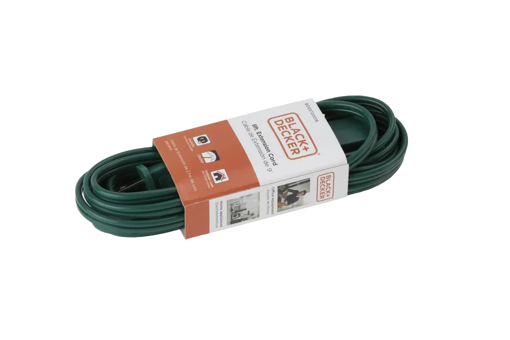 Black &amp; Decker Indoor Extension Cord 9 Ft.