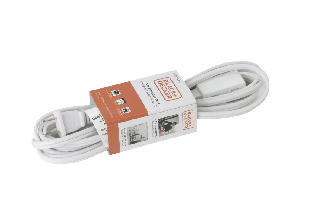 Black &amp; Decker Indoor Extension Cord 12 Ft.