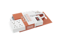 Black &amp; Decker 8-Outlet Power Strip 3 Ft. White