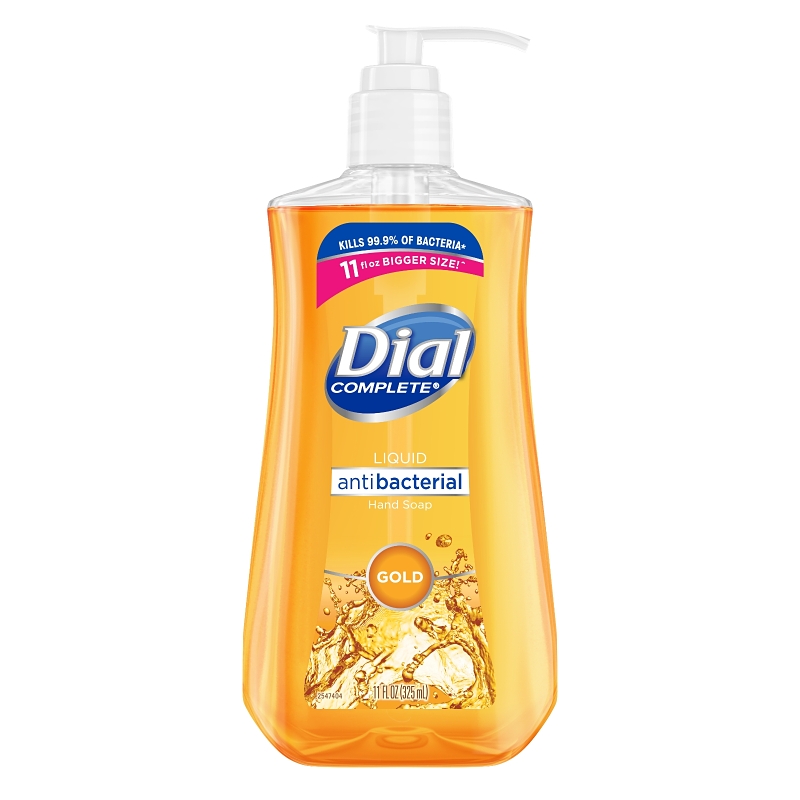 Dial Complete Antibacterial Liquid Hand Soap Gold, 11oz.