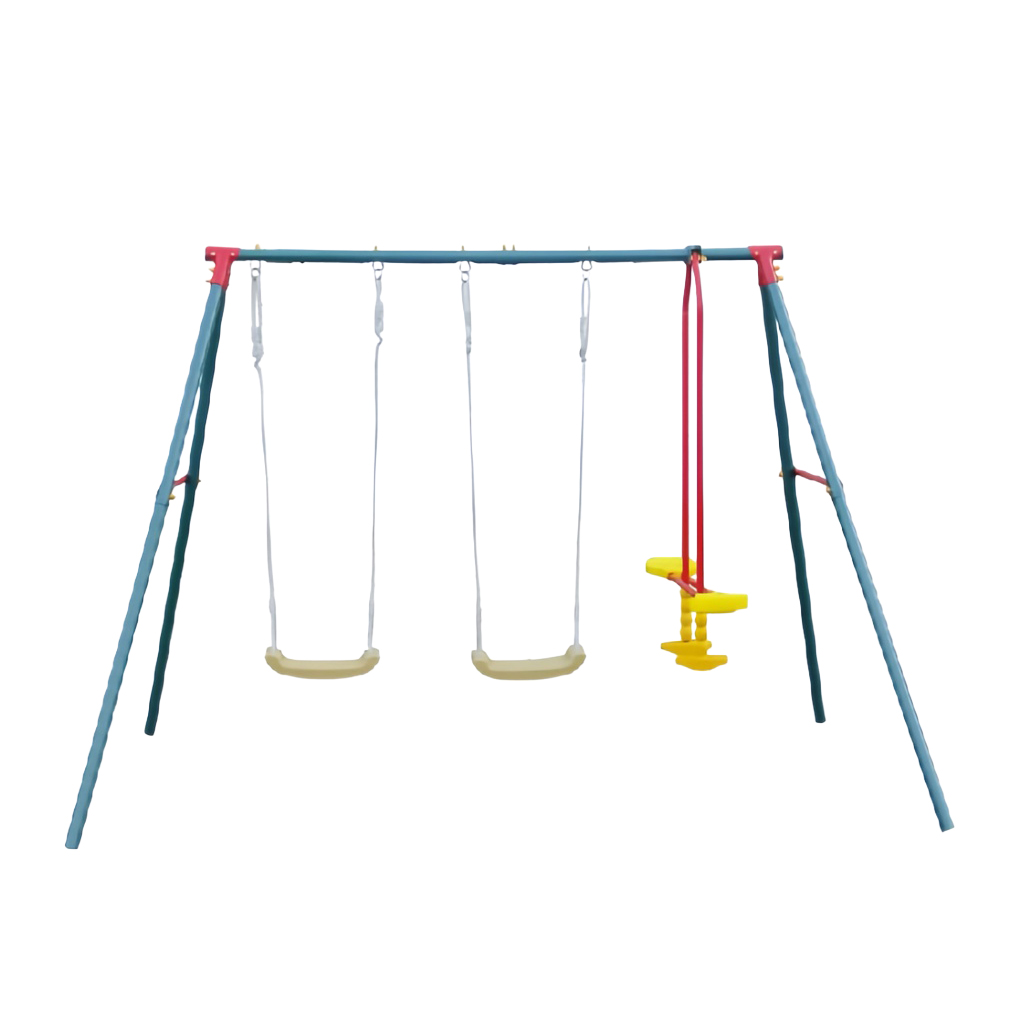 Royal Homes Metal Swing Set 2.9 x 1.8 x 2 M!