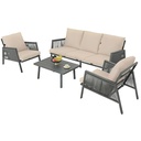 Möbel Patio Set 4Pcs