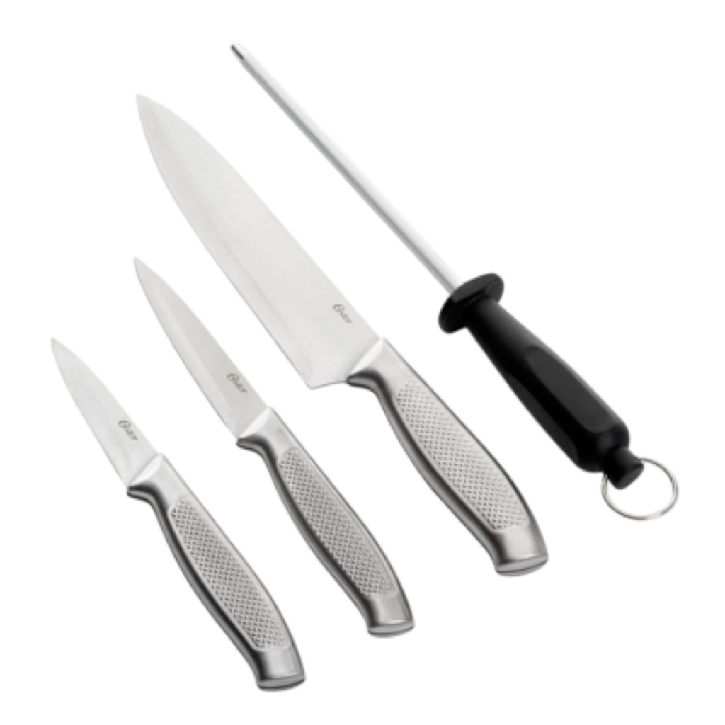 Oster Edgefield 4 pc Knife Set - SS Handle