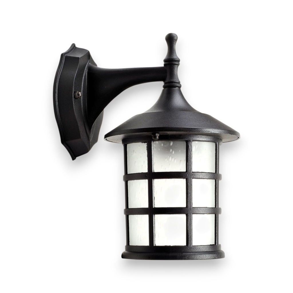 Royal Homes Outdoor Wall Light, Black