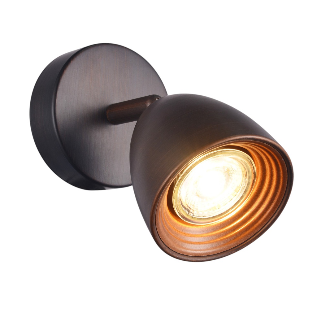 Royal Homes Indoor Wall Light,1 x GU10 5W Copper