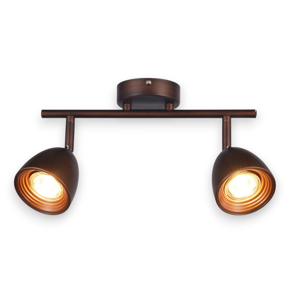 Royal Homes Semi-Flush Mount light,2 x GU10 5W Copper