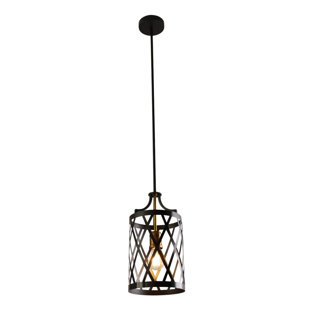 Royal Homes Pendant Light, E27 40W Black